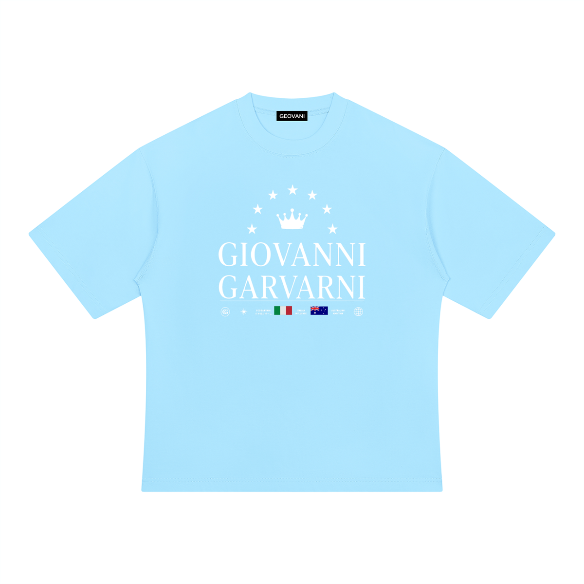 GIOVANNI GARVANI Signature Heavyweight Oversized T-Shirt