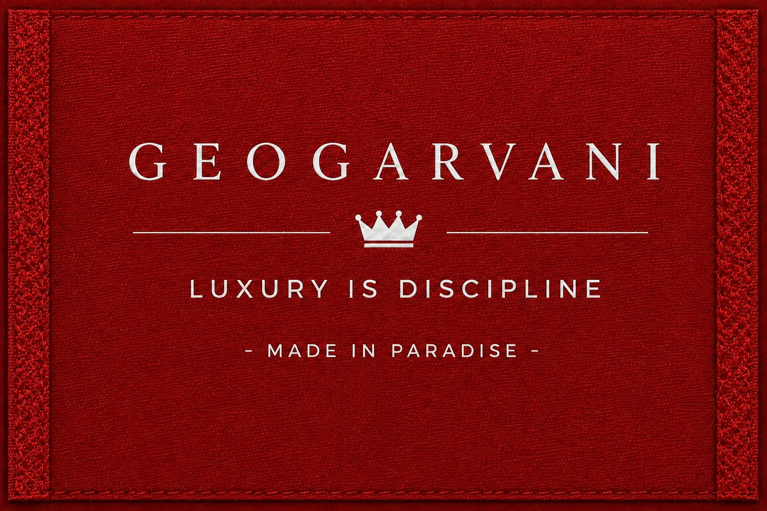 GEOGARVANI Cash Is King Tee – White Contrado