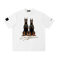 Heavyweight Vintage Washed Frayed T-Shirt GEOGARVANI