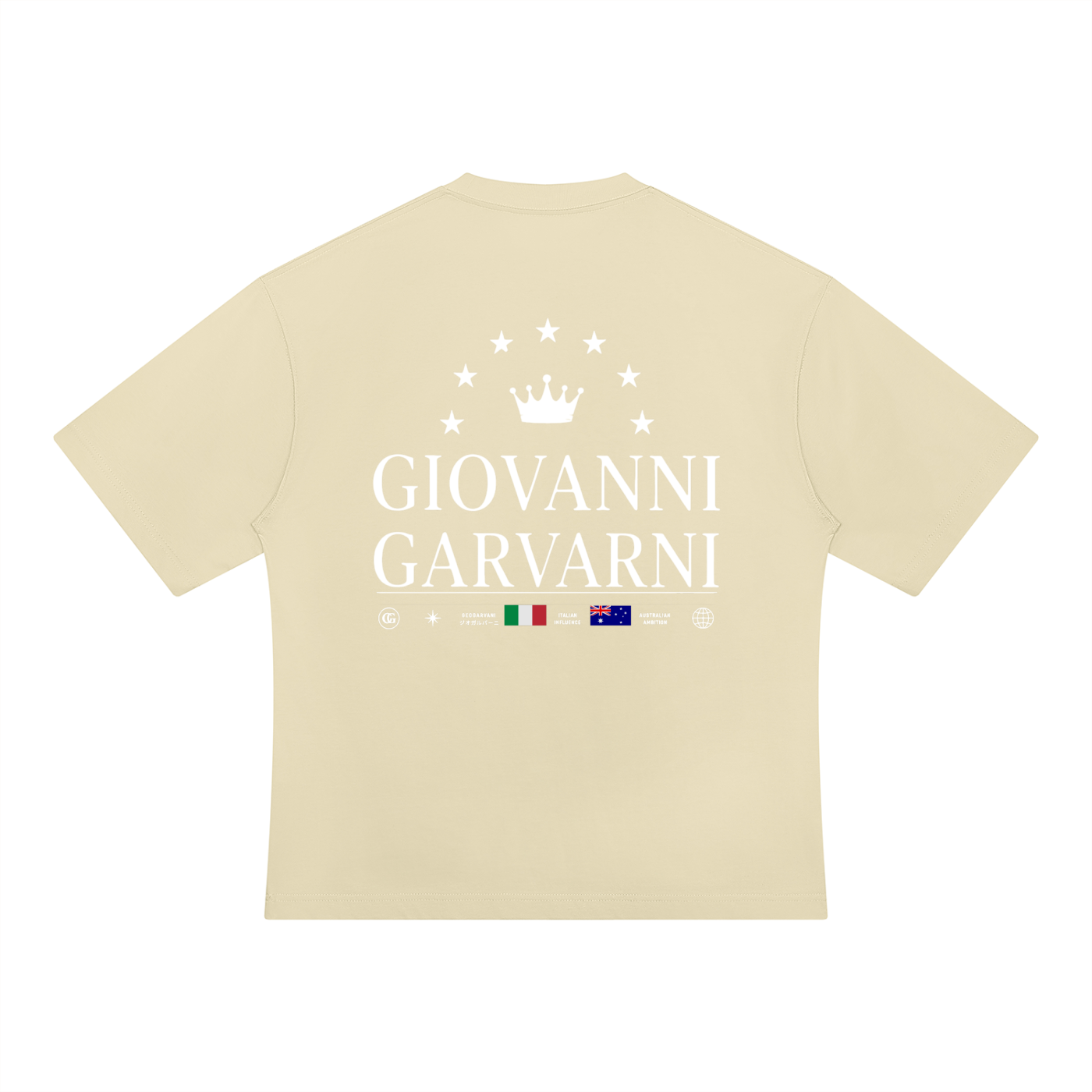 GIOVANNI GARVANI Signature Heavyweight Oversized T-Shirt