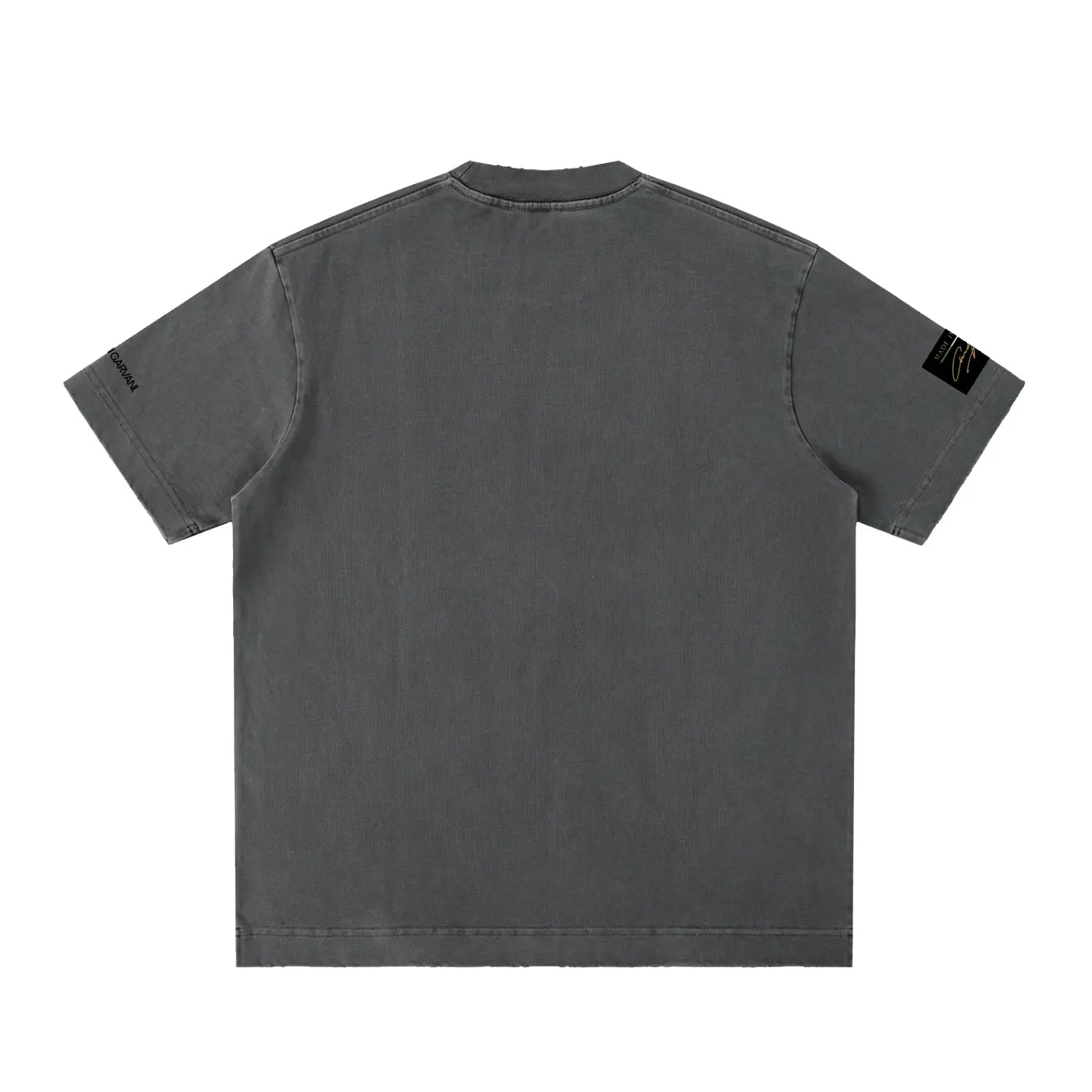 Heavyweight Vintage Washed Frayed T-Shirt GEOGARVANI