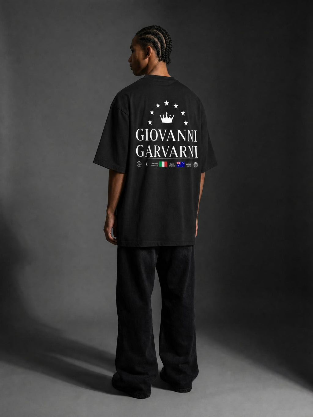 GIOVANNI GARVANI Signature Heavyweight Oversized T-Shirt